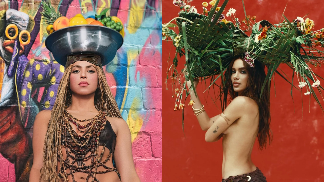 Shakira e Anitta dominam paradas globais com a estreia de “Choka Choka”