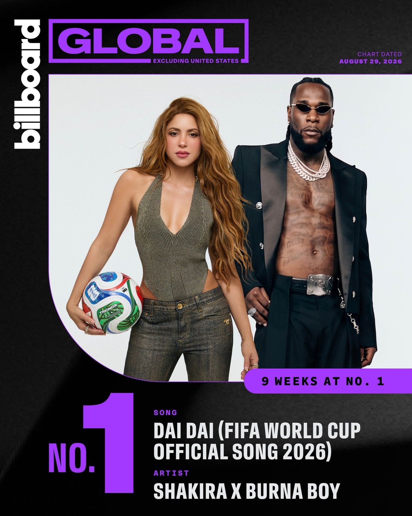 Shakira em foto promocional de Dai Dai