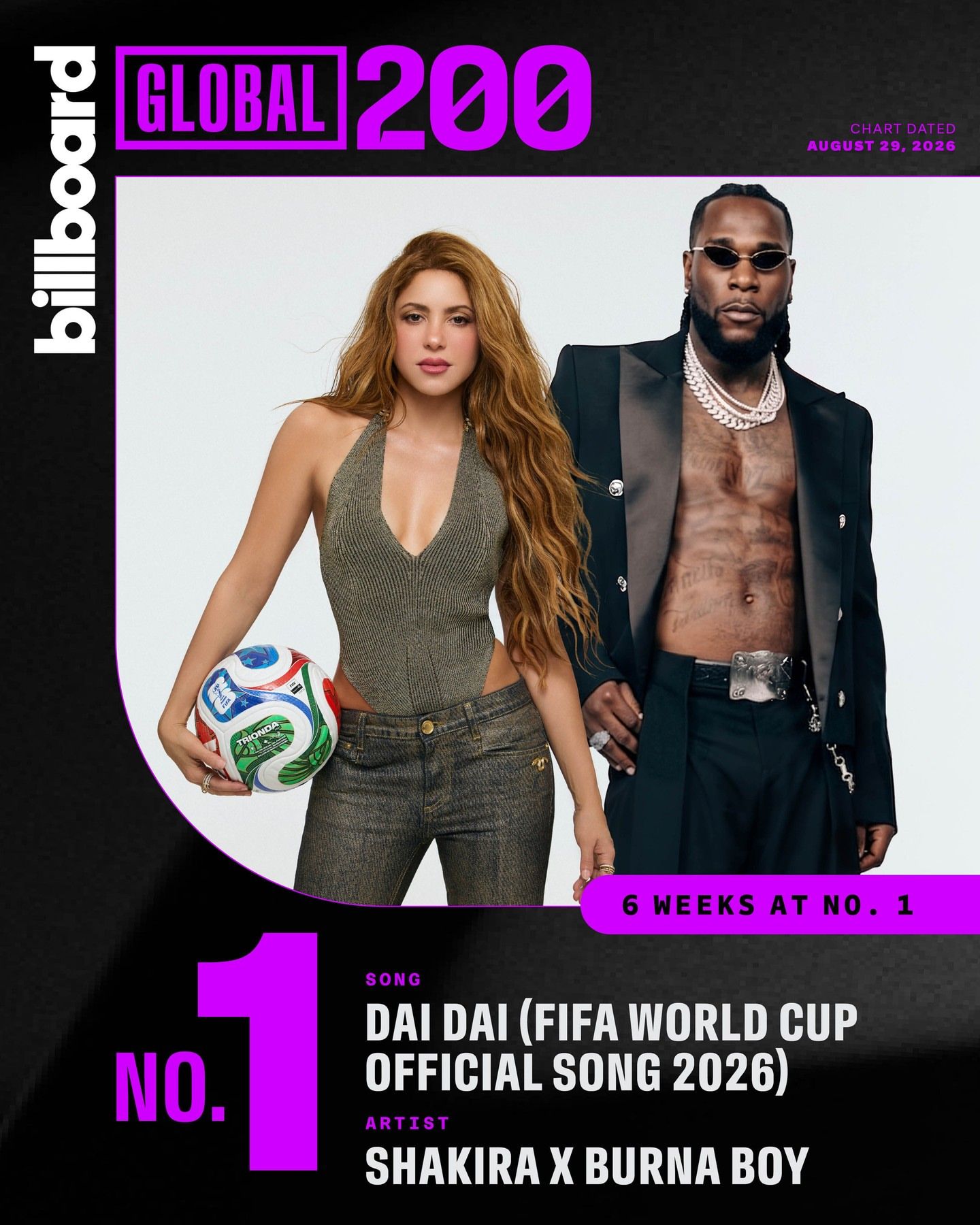 Shakira em foto promocional de Dai Dai